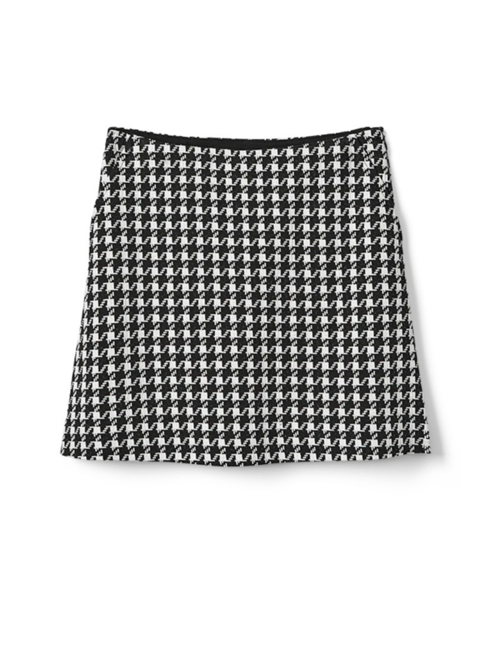 CAbi Passport Skort Black & White Houndstooth
